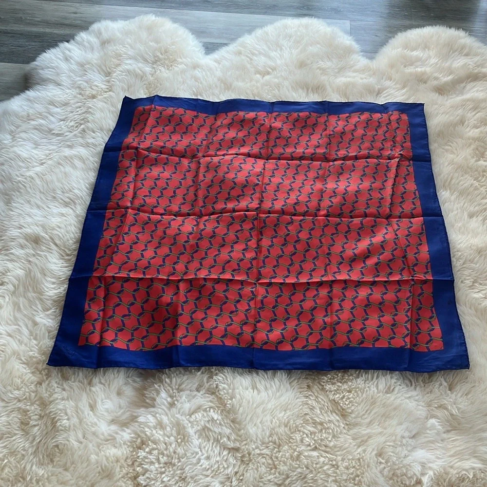 Roberta Di Camerino Silk Scarf vintage standard square geometric
